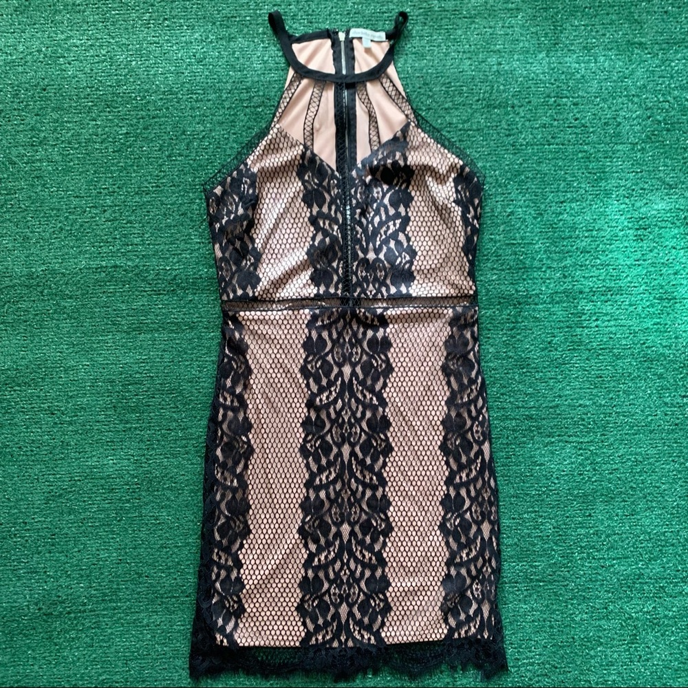 Sexy Nude Illusion Dress